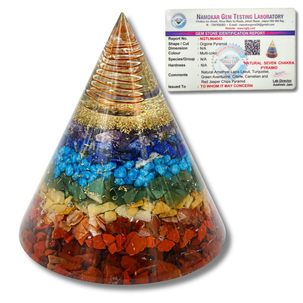 Seven Chakra Vastu Pyramid Cone