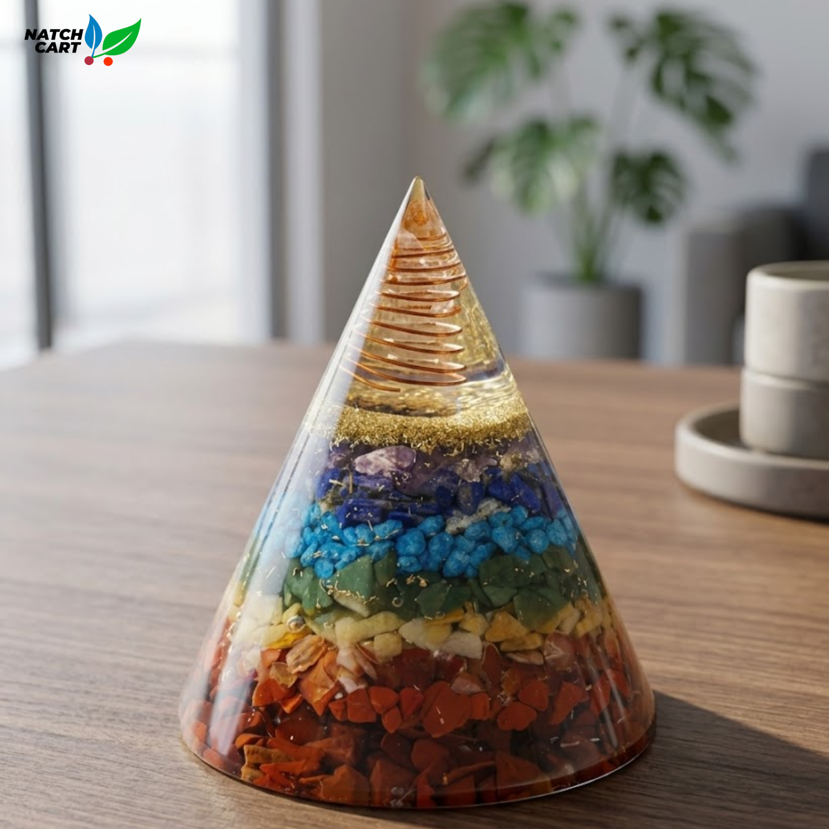 Seven Chakra Vastu Pyramid Cone