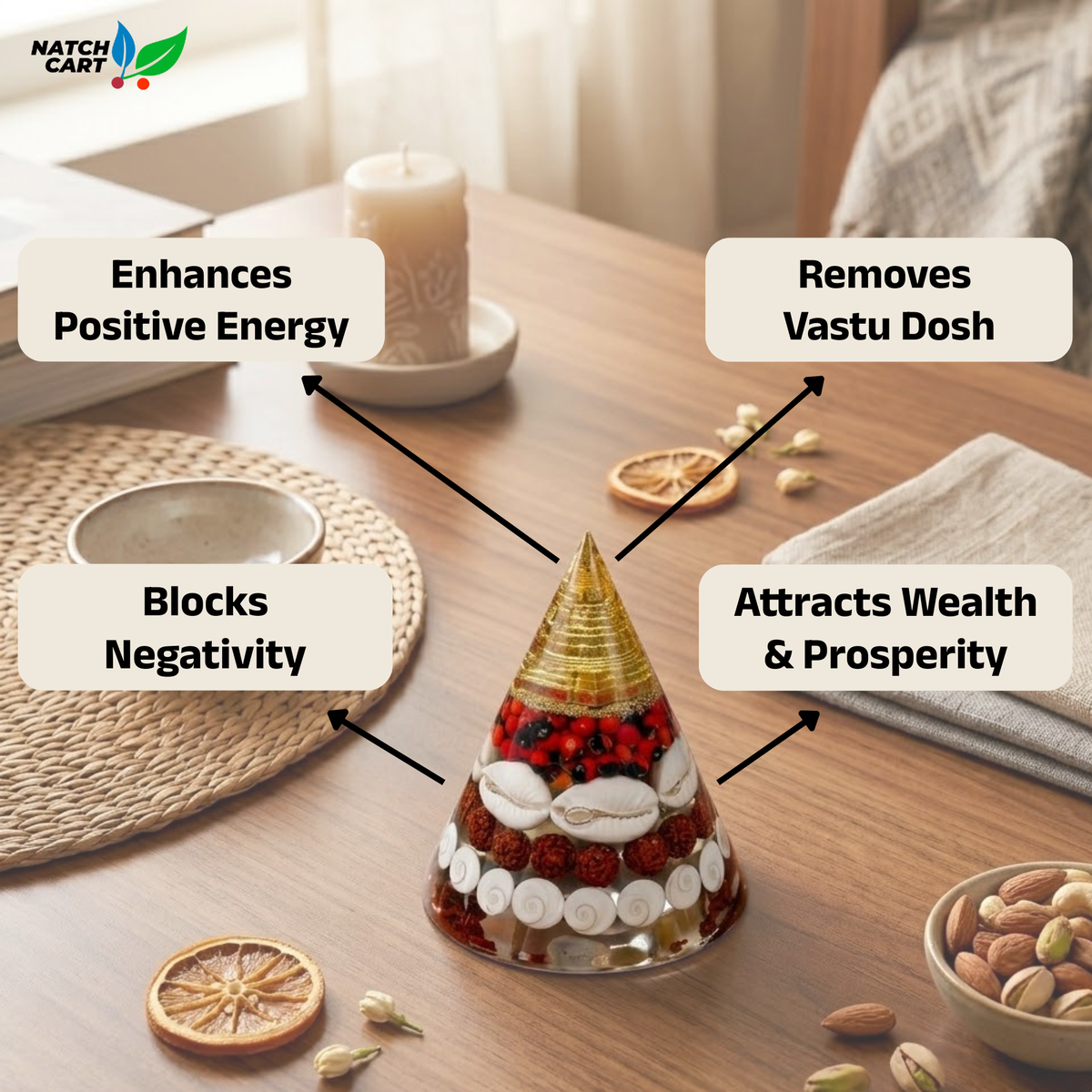 Laxmi Gomati Chakra Vastu Cone