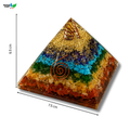 Natural Seven Chakra Pyramid