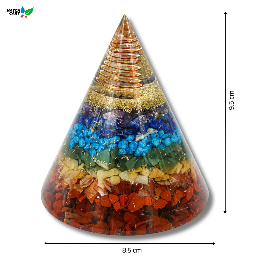 Seven Chakra Vastu Pyramid Cone
